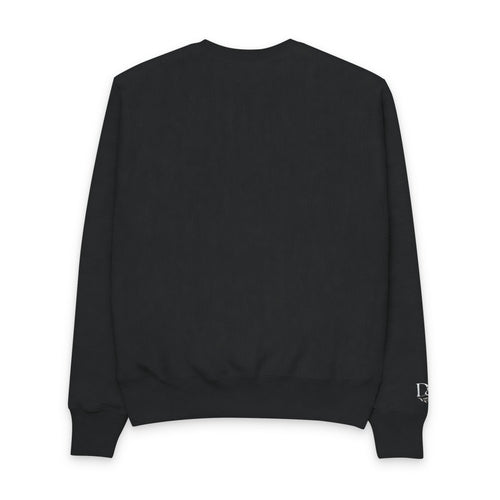 Champion Crewneck Sweatshirt — D M Laurel Crest Minimalist Logo
