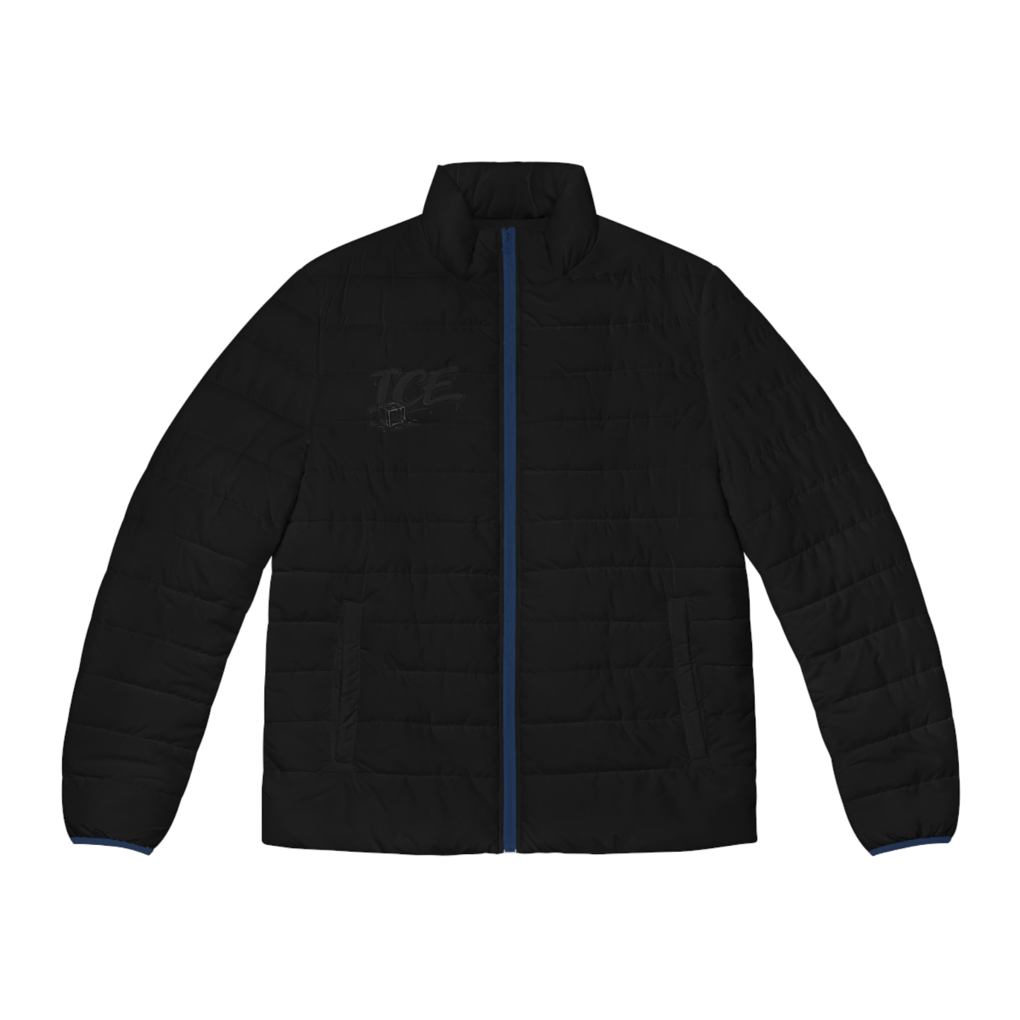 Men's Black Puffer Jacket – Lightweight Quilted Winter Coat
