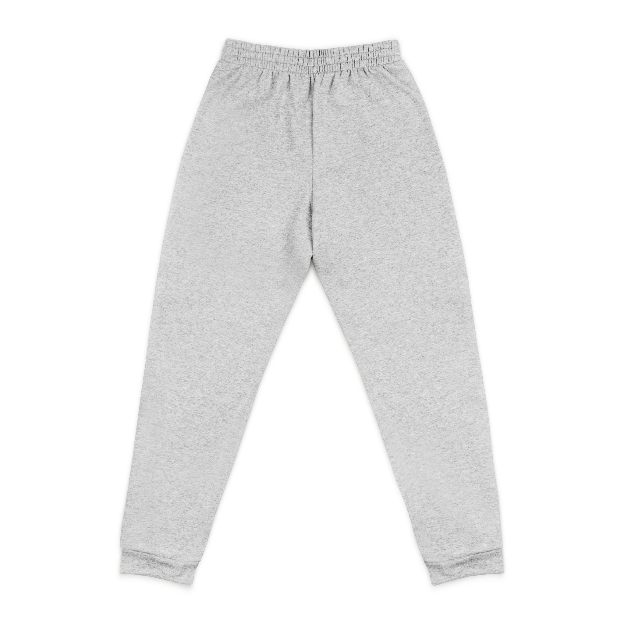 Embroidered Crown Joggers — Cozy Charcoal Sweatpants with Small Chest Crest