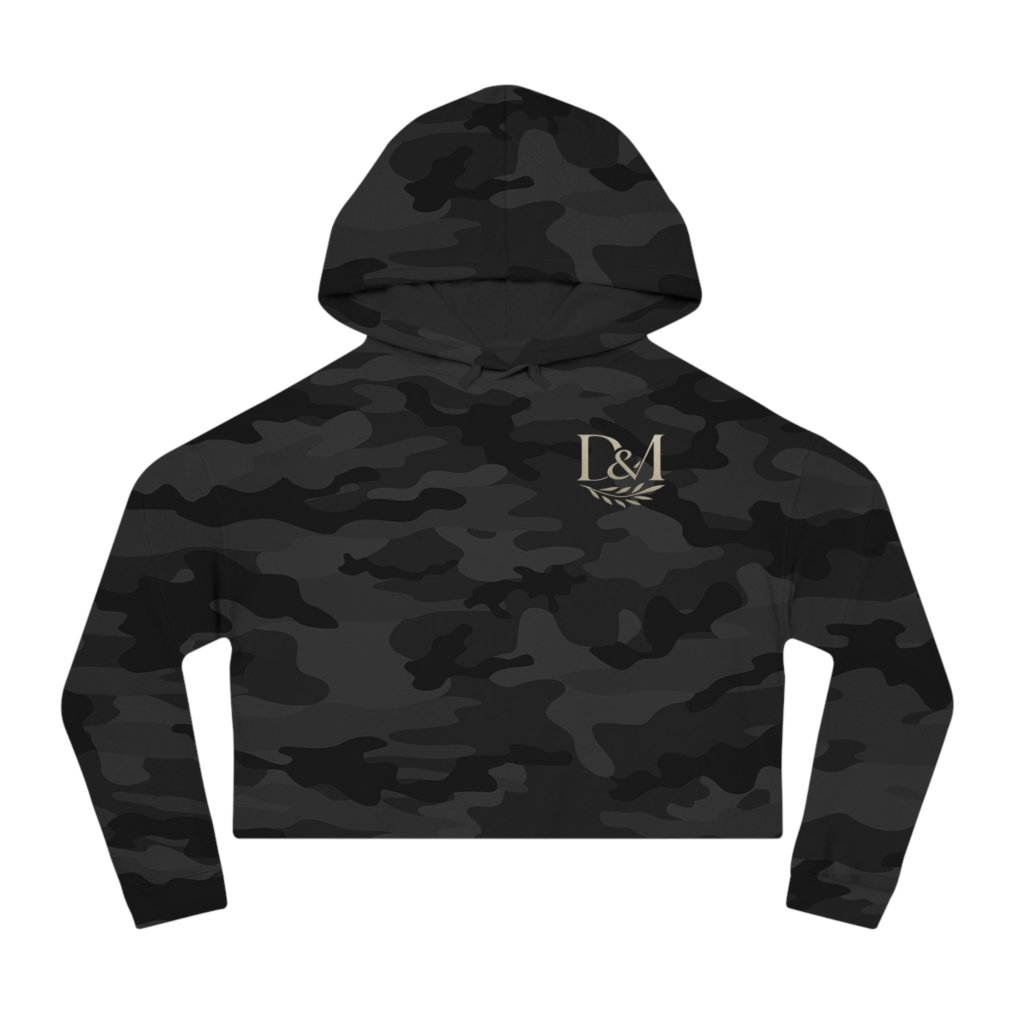 Cropped Hoodie "Nobody Brings Me Down" — Women's Motivational Streetwear